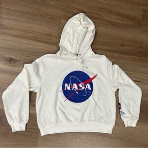 H&M Divided White NASA Hoodie Medium